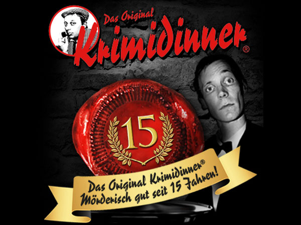 Krimidinner-Jubiläum 15 Jahre